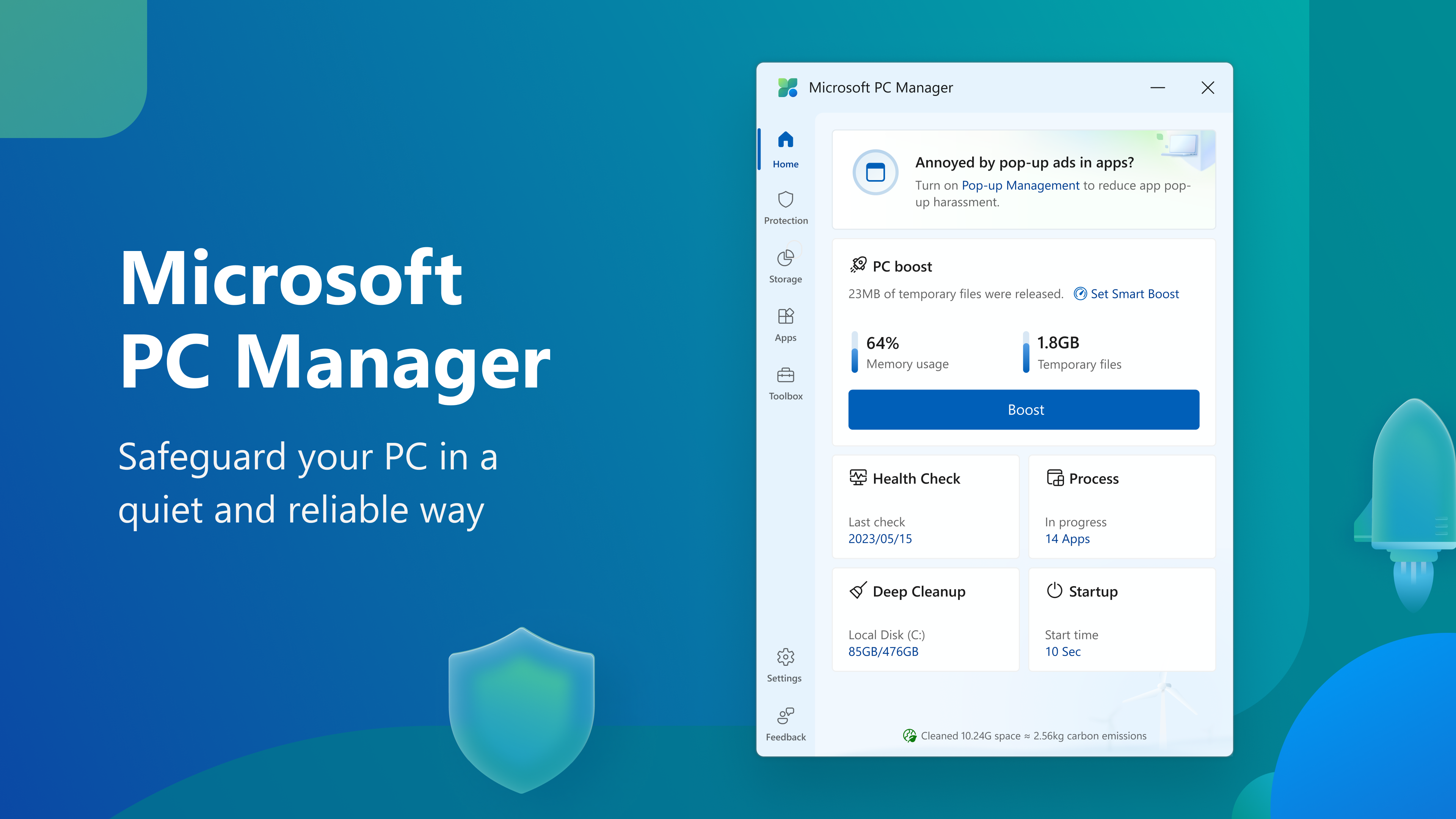 Microsoft PC Manager Screenshot
