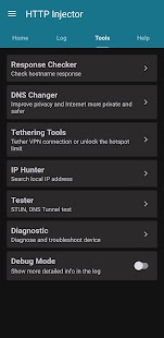 HTTP Injector (SSH/UDP/DNS)VPN Screenshot