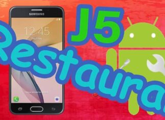 Restaurar j5 prime de fábrica con odin restaurar teléfono android