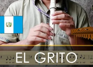 El grito (yo soy puro guatemalteco) letra notas en Flauta